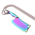 Street Fashion Domineering Stainless Steel Jewelry Men's Necklace Creative Kitchen Knife Charms Pendants